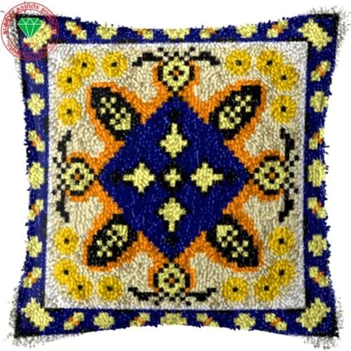 Embroidery Picture Needlework Latch hook rug kits Pillowcase Diy Carpet embroidery cross stitch thread embroidery kit Home Decor