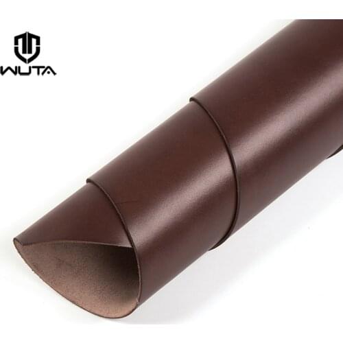 WUTA High Quality 10-11sq ft Italy Shoulder $ Butt Leather Vegetable Tanned Leather Fabrics Genuine Cowhide Leather Pre-cut