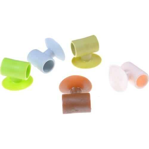5 Colors Door Stops Handle Crash Pad Silencer 1pc Anti-Collision Silicone Door Stopper Wall Protectors Soft Door Fenders