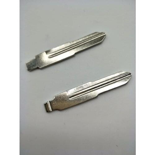 10Pcs/lot Best Metal Blank Uncut Flip Remote Key Blade Type NO.85 for CHERY Original Blade M11
