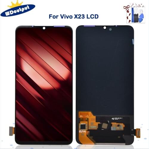 100% Tested Working 6.41"Inch AMOLED Display For Vivo X23 X21s V11 Pro LCD Touch Screen Digitizer Assembly Support Fingerprint