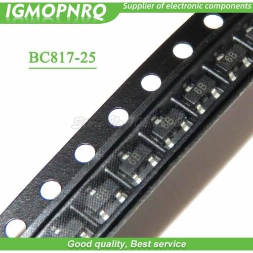 100pcs BC817 BC817-25 SOT-23 NPN general purpose transistor New Original Free Shipping