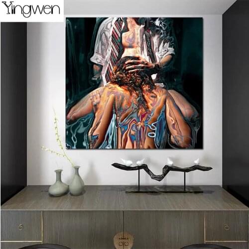 Abstract Art Adult Sexy Nudes Burlesque Erotic DIY Diamond Painting Art Cross Stitch Kits Full Diamond Mosaic Beads Embroidery