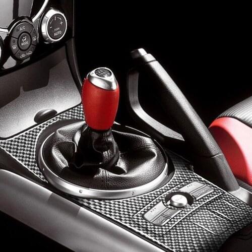 Car Center Console Interior Gear Shift Door Panel Cover Carbon Fiber Sticker Auto For Mazda RX8 RX-8 2004 2005 2006 2007 2008