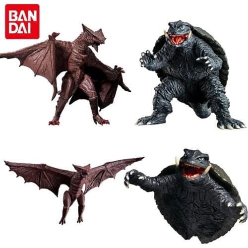 Bandai Genuine Gashapon Toys Gamera HG Series Doll 1 Big Monster Gamera Godzilla Action Figure Collection Model Gacha Toys