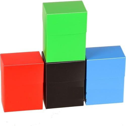 60+ Capacity 9.6*7*4.5cm Box Cards Deck Case For TCG MGT/Pkm/YGO Board Game Cards Gathering Games Playing Cards Storage Case