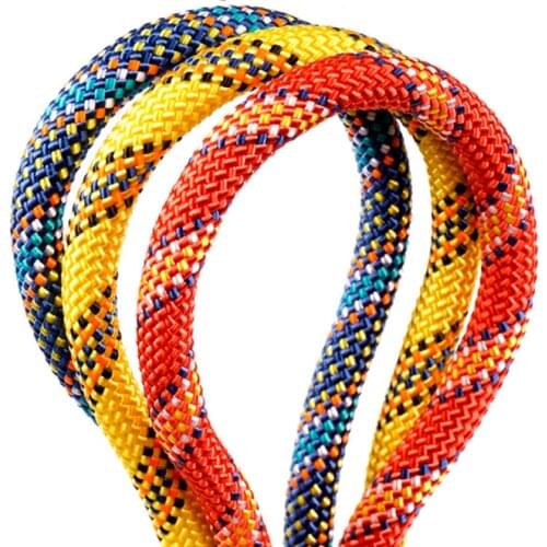 P54-8mm Outdoor climbing rock equipment auxiliary/ safety/speed drop/life rope/rock climbing rope Safe downhill rope rescue rope