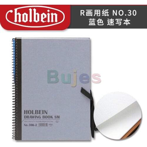 Holbein Watercolor Paper, No.30 Series Blue Sketch Book, Suitable for Outdoor Sketching, Sketching and Indoor Painting,Notebook