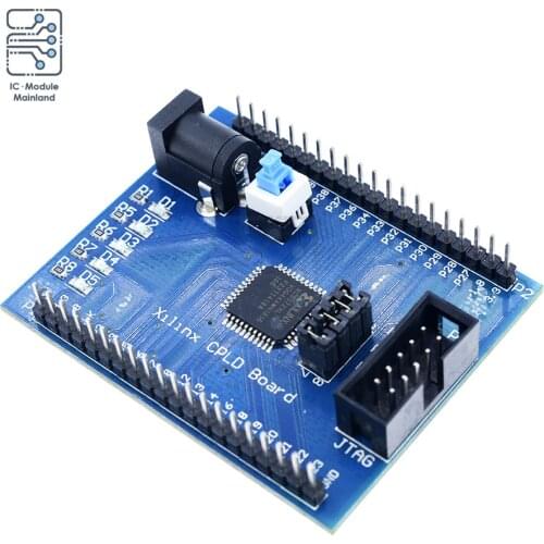 Xilinx XC9572XL CPLD Development Board Brassboard Learning Board JTAG Interface DC Power Supply with Switch