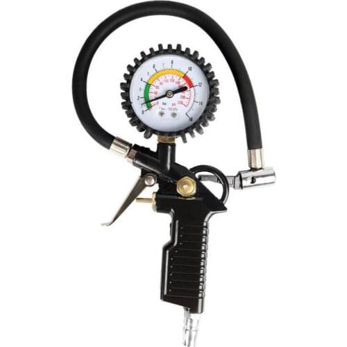 Auto Car Bike Tire Air Pressure Inflator Gauge Pneumatic Vehicle Tester Compressor Pressure Gauge Inflation Monitoring Manometro