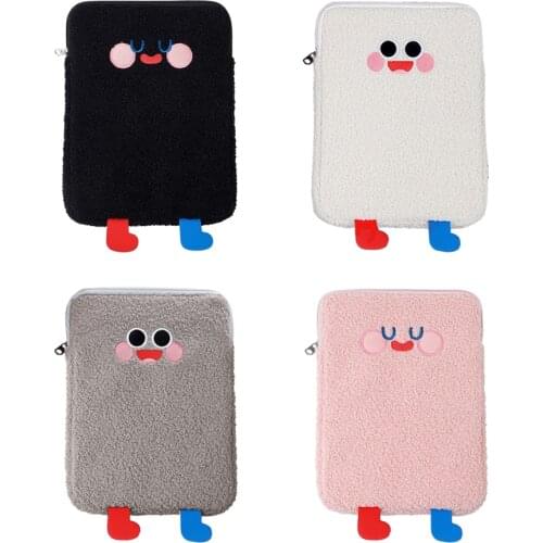 Cartoon Toast Tablet Cover Pouch Set Girls Travel Case Bag Office Caring Computer Supplies for iPad Protector Cover