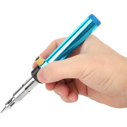 Portable Gas Soldering Iron Butane Heat Pen Pneumatic Temperature Adjustable Welding Tool
