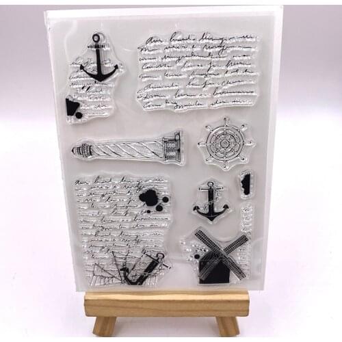KLJUYP Lighthouse Clear Stamps Scrapbook Paper Craft Clear stamp scrapbooking 030102