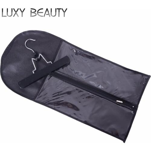 Wig Storage Bag Wood Wig Hanger Dust Bag Wig Protection Hair Styling Tool Waterproof And Dustproof For Hair Extension