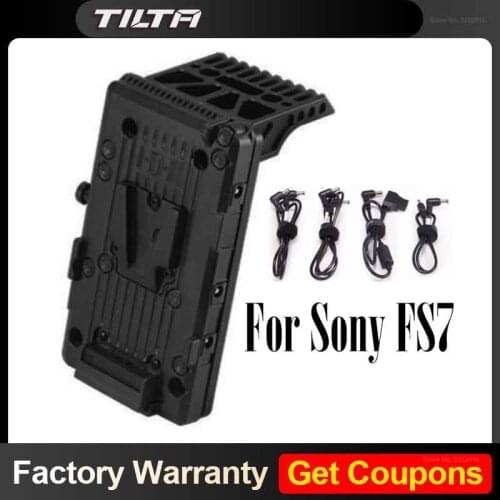 TILTA FS-T01 FS7 V Lock Battery Plate for Sony FS7 Camera V mount IDX Power supply System FS-T01-AB FS-T01-V Aviation quality