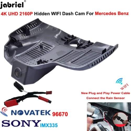 4K Dash Cam 2160P Wifi Car Dvr Cameras For Mercedes Benz E Class w214 w238 c238 E220d E350d E400d E300 E450 E300e 2020 2021 2022