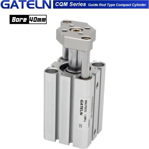 SMC type air cylinder CQMB/CDQMB bore 40mm guide rod type compact cylinder stroke 5/10/15/20/25/30/35/40/45/50/75/100mm