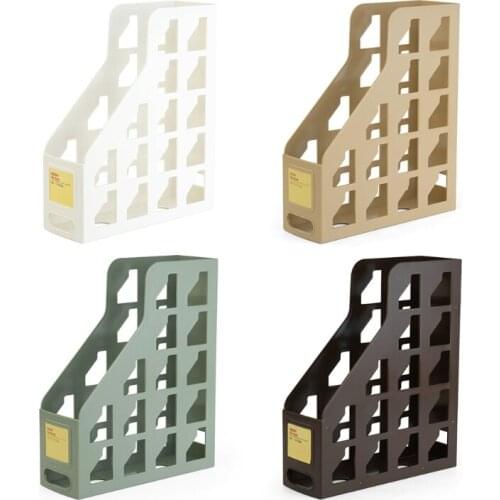 X3UB Multifunctional Magazine Holder Vertical Bookend Inclined File Document Holder