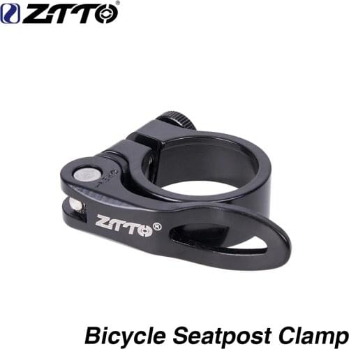 ZTTO Bike Part Aluminium Alloy Seatpost Clamp MTB Bicycle Road Bike 31.8mm Bicycle Seatpost Clamp Cycling Seat Post Tube Clip