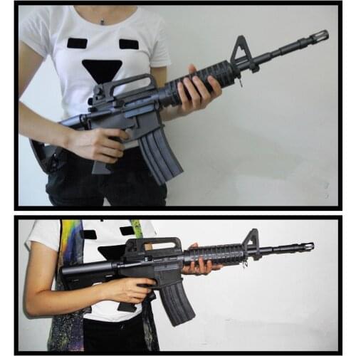 1:1 Lifesize M4A1 Colt Carbine Rifle Soldier Toy Paper Model Kit 757mm=30" Handmade Toy Puzzles