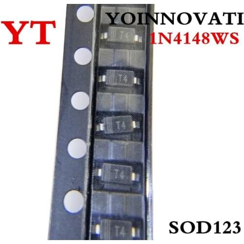 100pcs/lot 1N4148WS 1N4148 T4 0805 SOD-323 Best quality