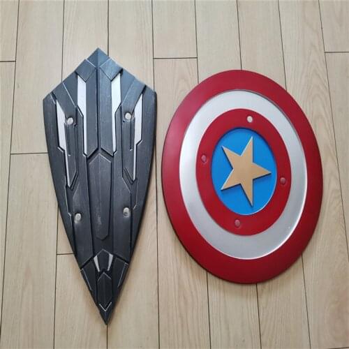 2 Style Cosplay Captain Shield Prop Weapon Superhero PU Shield Prop Halloween Gift Shield 2pcs/set