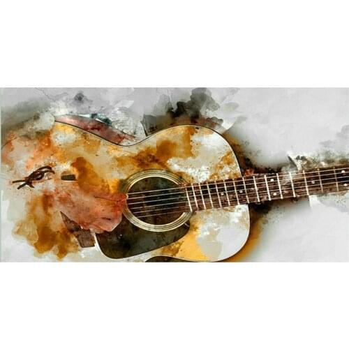 ArtBack 5d diy diamond painting full square guitar music pattern diamond mosaic 3d diamond embroidery crafts decoration 20x40cm