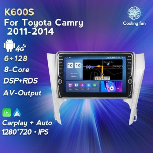IPS Car Multimedia navigation player For Toyota Camry 7 XV 50 55 2011 - 2014 WIFI DSP Navigation GPS Android 11 2 din BT