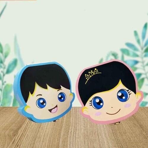 Baby Tooth Box English/Spanish/French/Russian/Italian/Dutch/Portuga Save Souvenir Case Gift Tooth Organizer for Kids