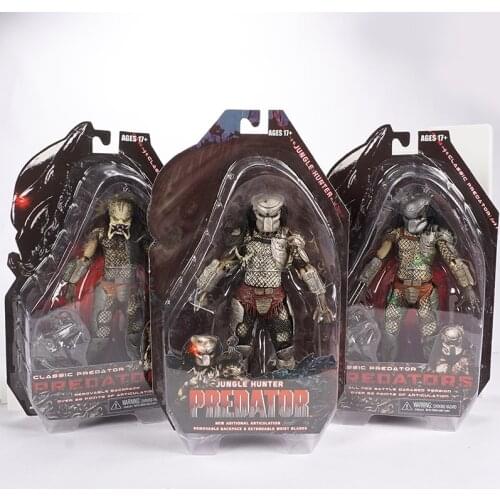 Classic Movie NECA 25th Anniversary Predator Jungle Hunter Classic Predator PVC Action Figure Model Toy