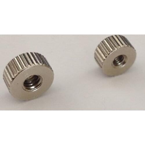 M2 M3 M4 Knurled Thumb Nuts Round ruled Adjust Nut Computer fan Screw Cap 10PCS