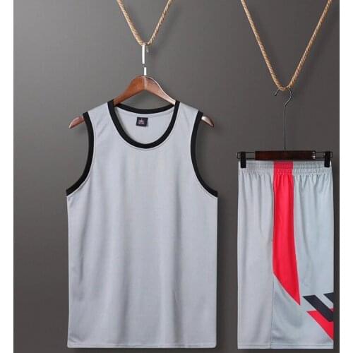 Customizable Men Women Basketball Jersey Athletic training Basketball Sleeveless Shirts Shorts Suit