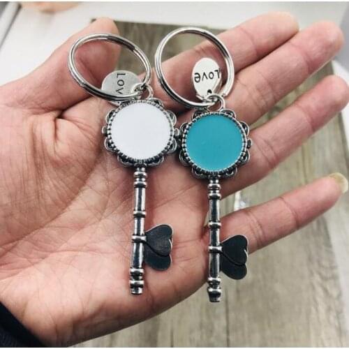 Wholesale New Design Special Personalized Enamel Christmas Santas Magic Keys Christmas Ornament Gift Monogrammed Santa Snowflak