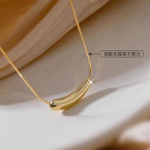 14K yellow Gold Necklace Pendant Women Charm Diamonds Gold Pendant Chain Luxury Jewelry for Women Christmas gift Necklace