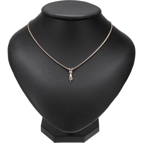 3 Color Pet Cat Pendant Necklace Trendy Tiny Pet Animal Long Chain Necklace Chic Cute Pet Drop Necklace Women Wholesale Gift
