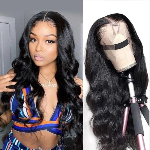 Body Wave Wig Lace Front Human Hair Wigs Remy Peruvian 13x4 Lace Frontal Wig Pre Plucked 4x4 Closure Wigs For Women Human Hair