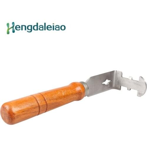 Bee Hive Tool Scraper/Beekeeping New L-type Stainless Steel Flexed Hive Tool for Beekeeper HDHT-012