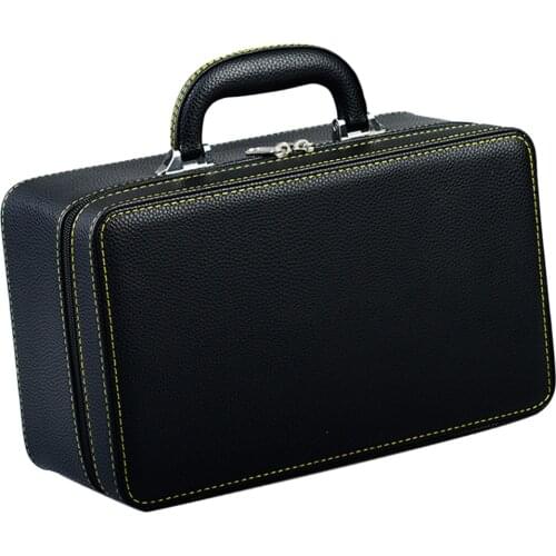 Portable Jewelry Display Storage Box Pu Leather Case Jeweller Container