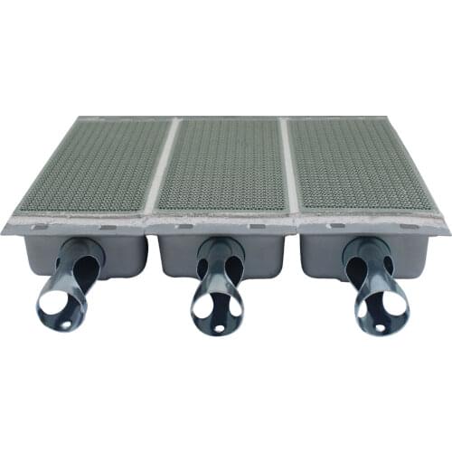 Plate Durable burning plate for auxiliary heat transfer ceramic infrared honeycomb burner