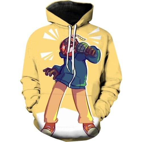 Friday Night Funkin Cosplay Hoodie 3D Printed Adult Sweatshirt Casual Pullover