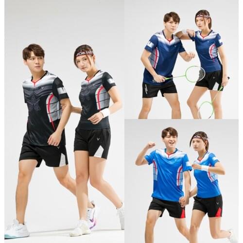 2021 Tennis Shirts Sports Shorts Men , Women Quick Dry Table Tennis shirts Running shirt Fitness Training Badminton Shirts 3911