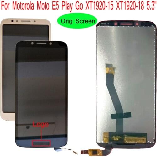 Shyueda NEW 5.3" For Motorola Moto E5 Play Go XT1920-15 XT1920-18 LCD Display Touch Screen Digitizer With & Tools