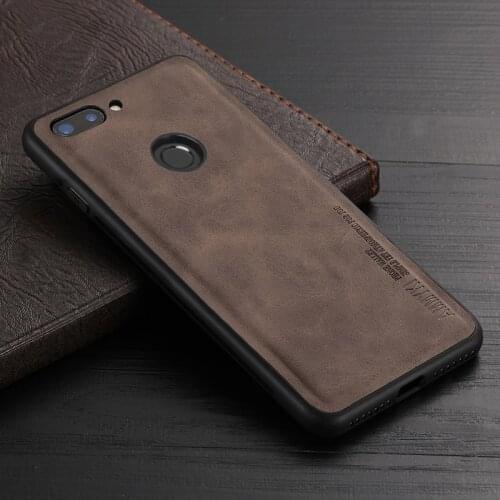AMMYKI Silicone case For Huawei Honor 7X 7C V9 leather case For Huawei Enjoy 7S 8 Plus Y7 Y9 2018 P Smart Case