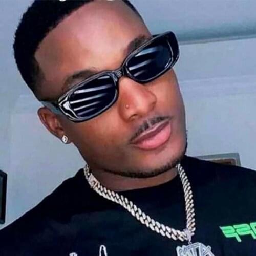 Brand Designer Retro Sun Glasses Rectangle Brand Designer Eyeglass Trendy 2021 Black Sunglasses Men/Women Small Square Eyewear