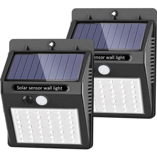 LED Outdoor Solar Light PIR Motion Sensor Wall Light Waterproof Energy Saving Garden Yard Street Lamp