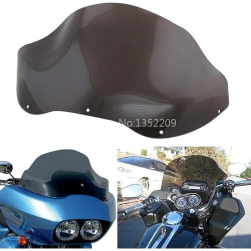 Motorcycle 12.5" Fairing Wind Deflectors Windshield for Harley Touring Road Glide FLTR Ultra FLTRU Custom FLTRX CVO FLTR
