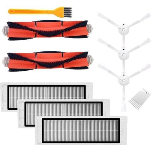 Side Brush HEPA Filter Main Brush Suitable for Xiaomi Vacuum 2 Roborock S50 S51 Vacuum Cleaner Parts Replacement