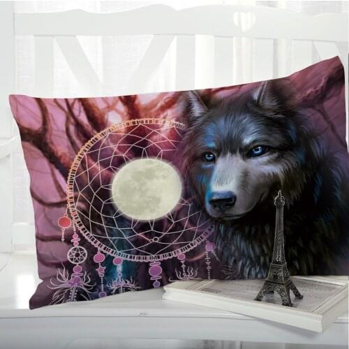 1pc Pillow cover Pillow case Luxury Bedding Pillowcase Pillowcovers decorative Customizable size 3D Print Nordic moon
