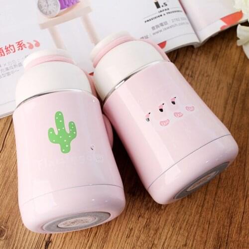 1PC Vacuum Flask Cute Thermal Cup Coffee Mugs Thermos Bottles Water Bottle Cup Travel Mugs Water Cups Thermo Cup NQ 001
