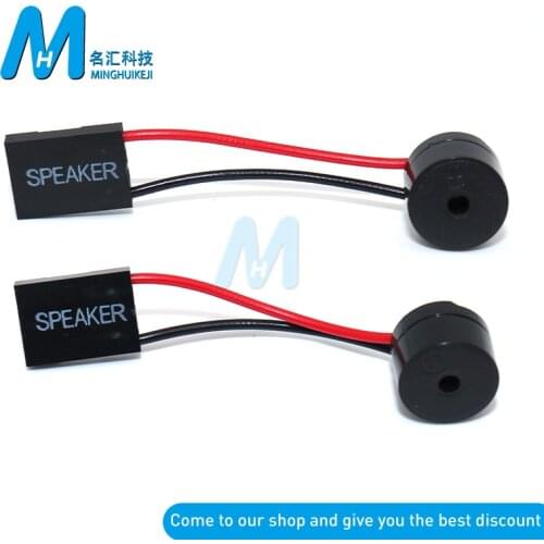 2pcs NEW SPEAKER Buzzer Mini Plug Speaker For PC Interanal BIOS Computer Motherboard Mini Onboard Case Buzzer Board Beep Alarm